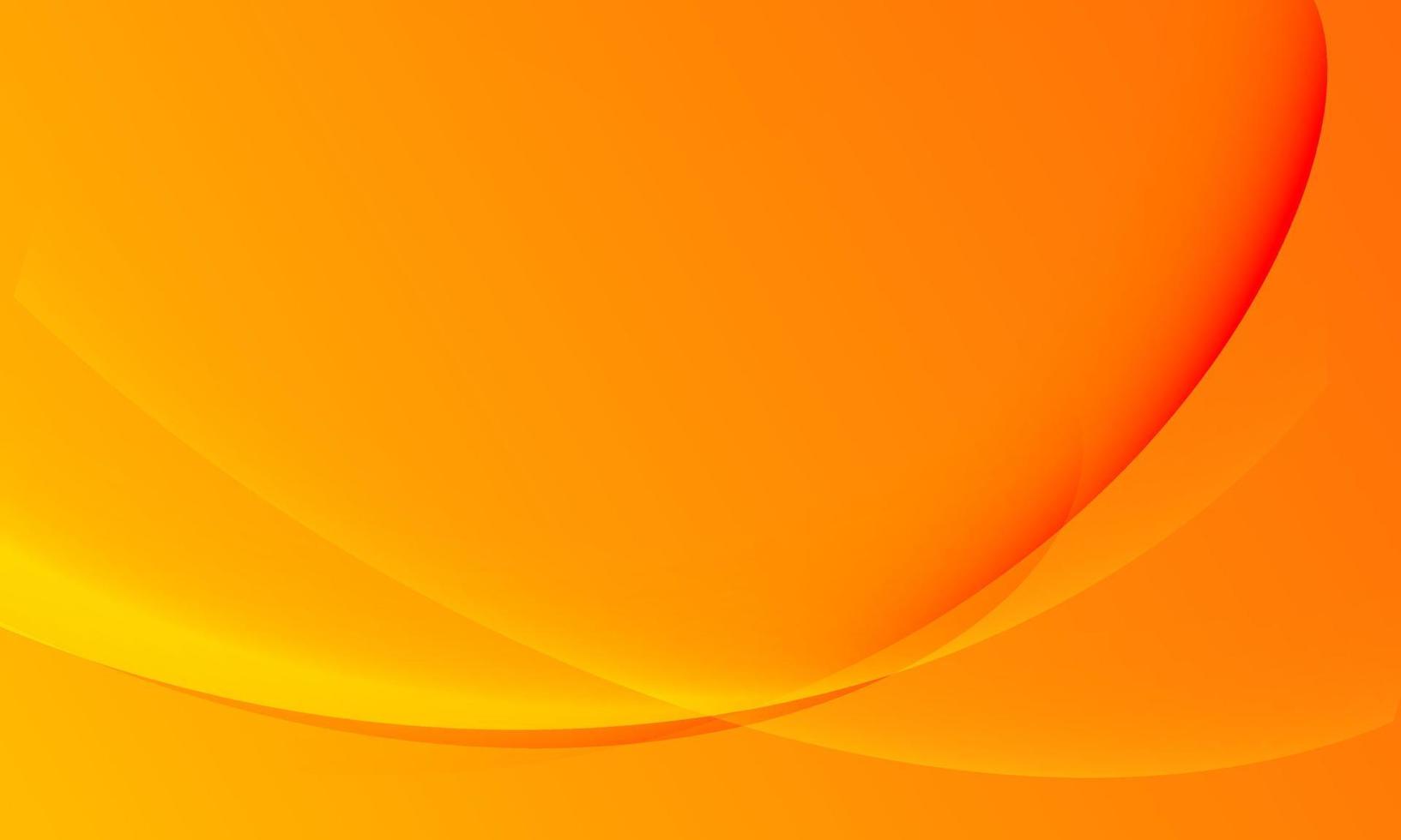 sfondo astratto liscio onda arancione. vettore di sfondo arancione sfumato astratto.