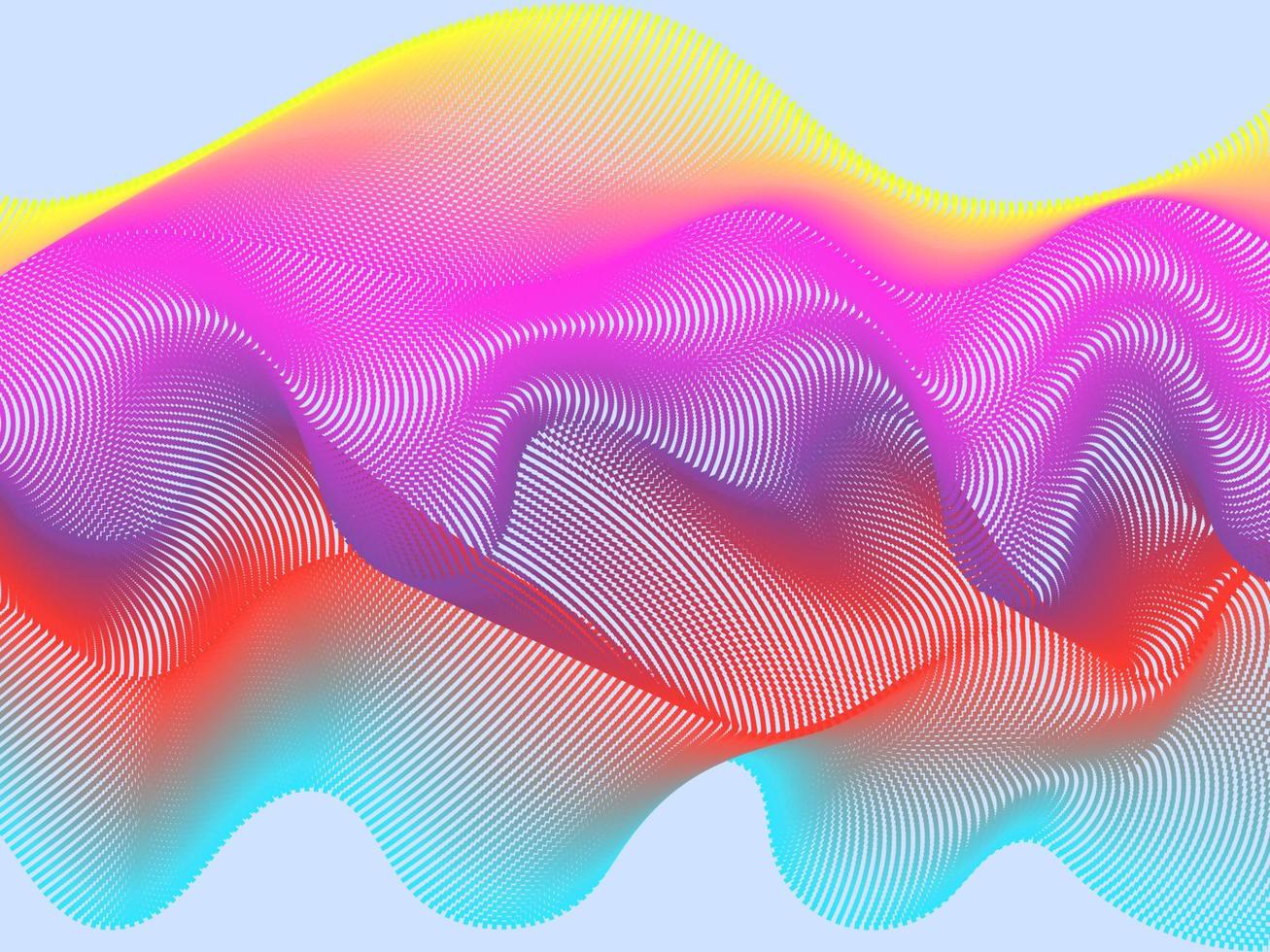 sfondo astratto di vettore di colore d'ondeggiamento