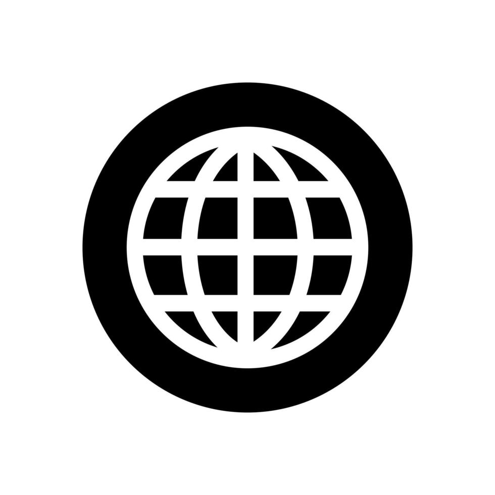 icona del vettore web di connessione a Internet