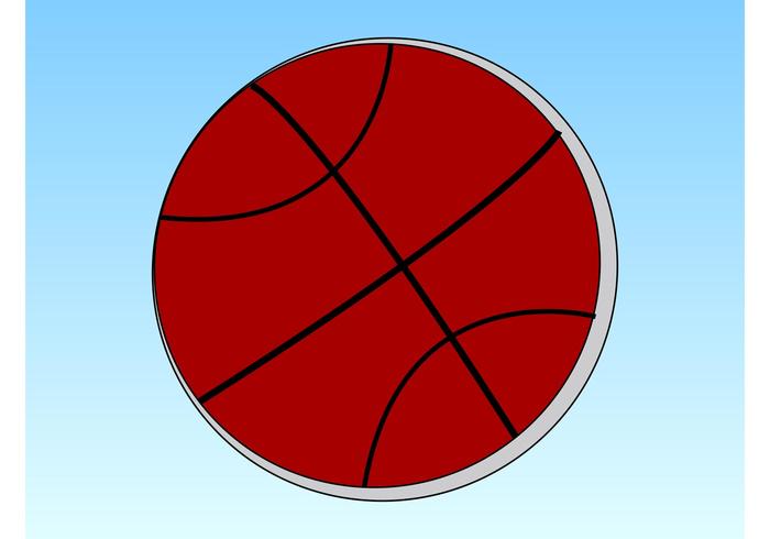 Logo del basket vettore