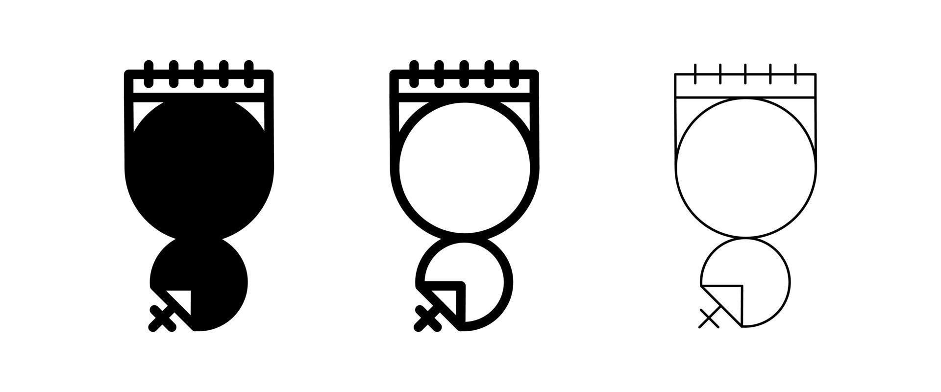 set di icone di linea sottile per la festa della donna. 8 marzo giorno icona logo-web. raccolta di simboli per le vacanze internazionali delle donne, illustrazioni vettoriali, illustrazioni di logo. vettore