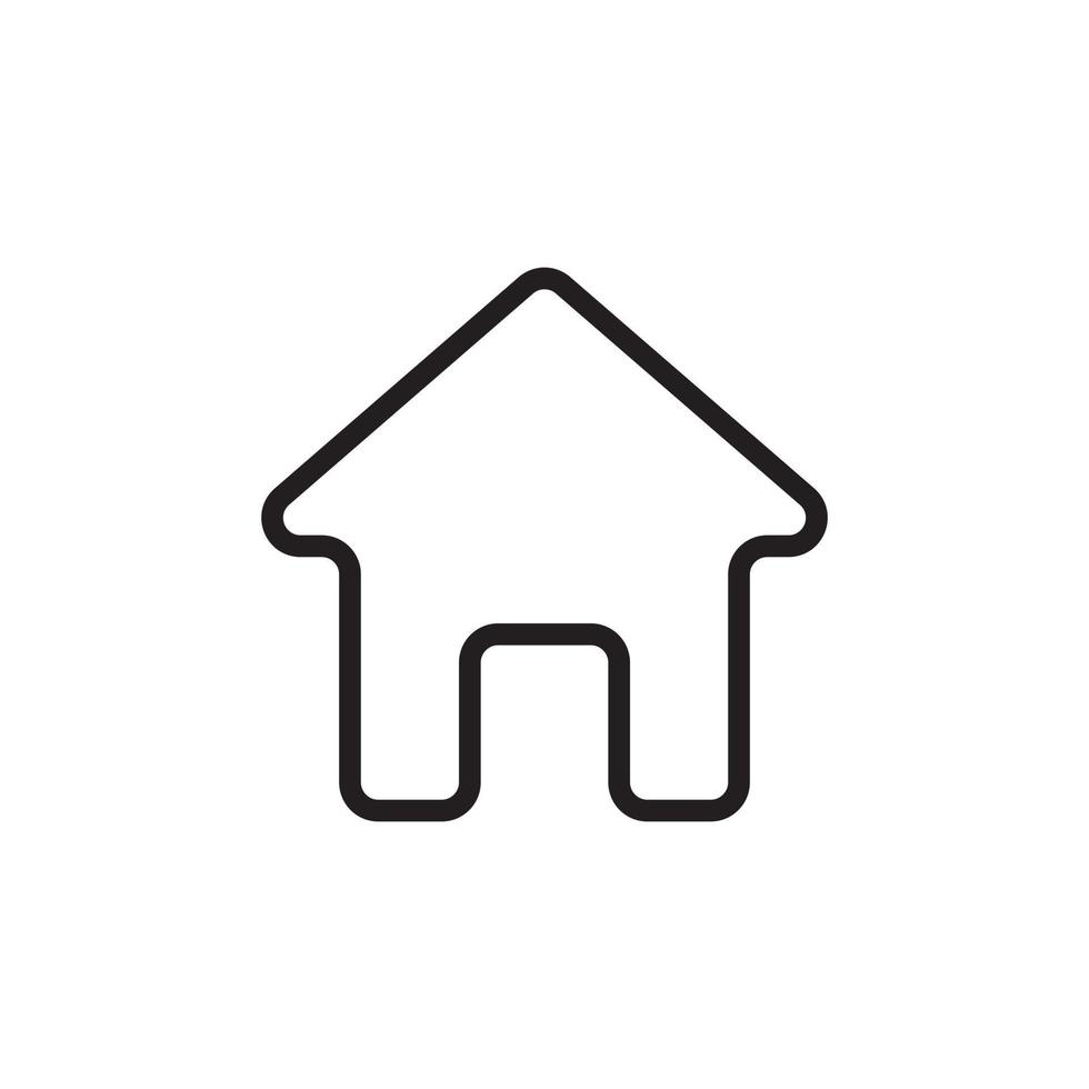 icona casa segno simbolo logo vettoriale