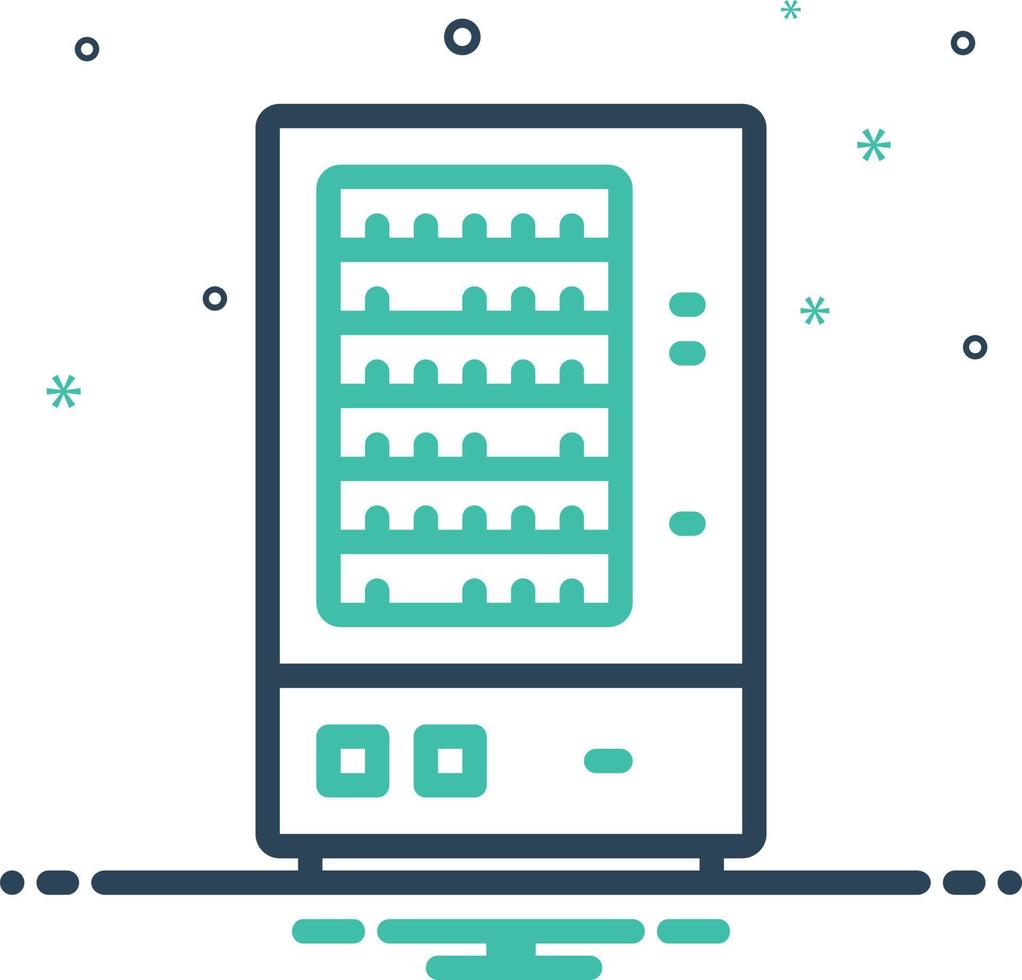 icona mix per distributore automatico vettore