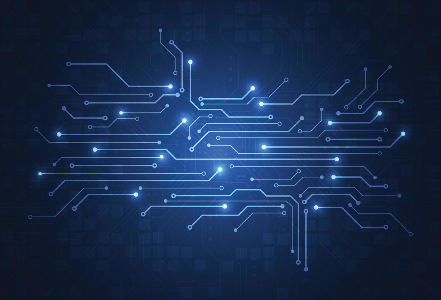 astratto sfondo digitale con struttura del circuito di tecnologia. illustrazione della scheda madre elettronica. comunicazione e concetto di ingegneria. illustrazione vettoriale