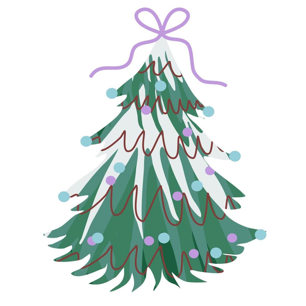 disegno vettoriale albero di natale.