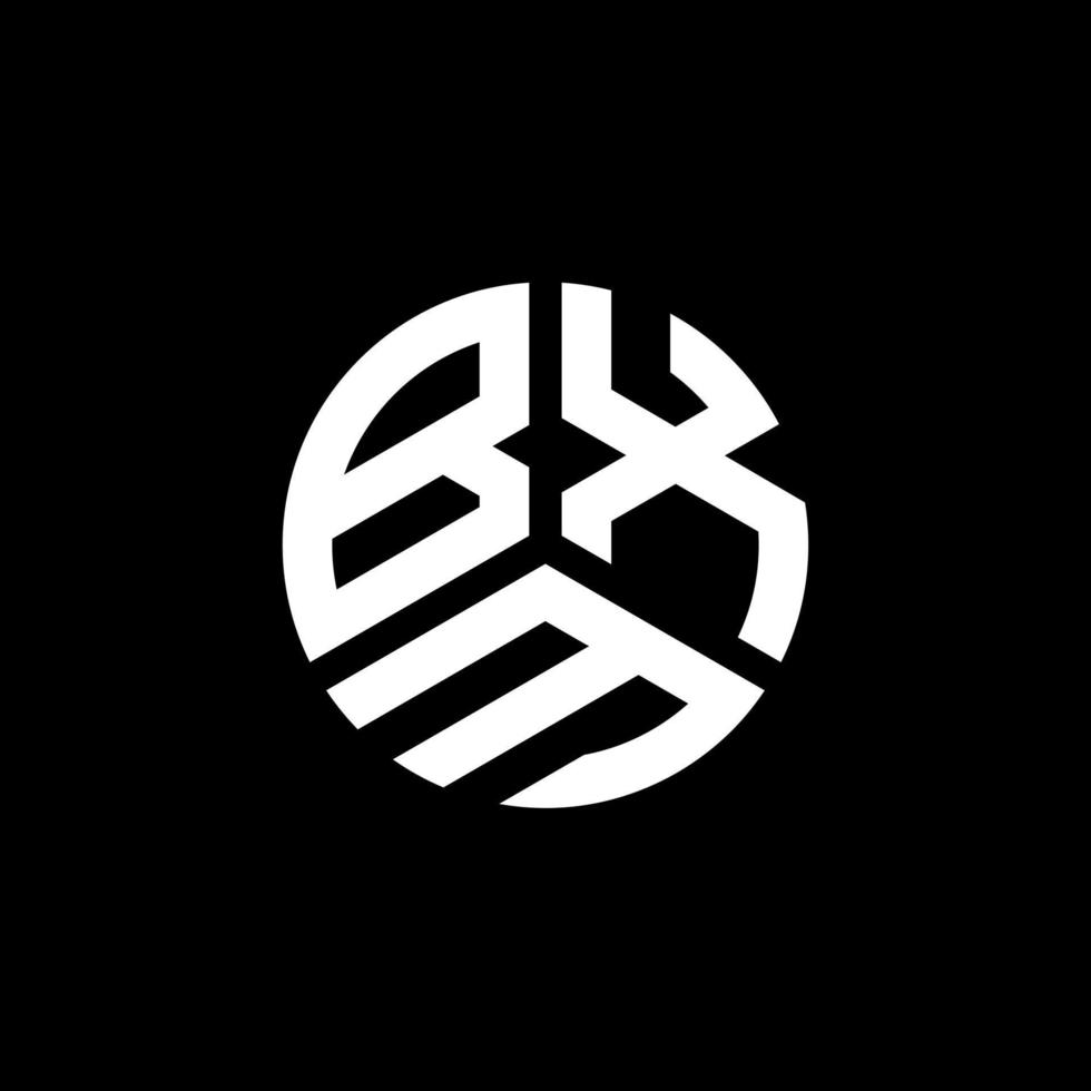 design del logo della lettera bxm su sfondo bianco. bxm creative iniziali lettera logo concept. disegno della lettera bxm. vettore
