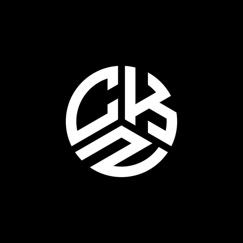 ckz lettera logo design su sfondo bianco. ckz creative iniziali lettera logo concept. disegno della lettera ckz. vettore