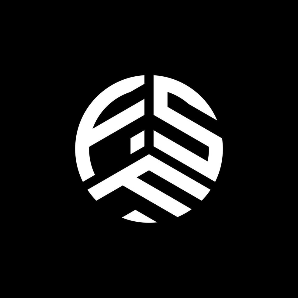 design del logo della lettera fsf su sfondo bianco. fsf creative iniziali lettera logo concept. disegno della lettera fsf. vettore