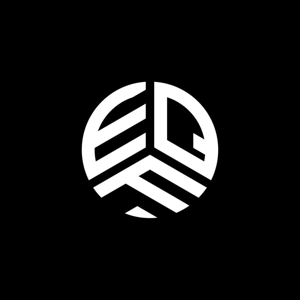 eqf lettera logo design su sfondo bianco. eqf creative iniziali lettera logo concept. disegno della lettera eqf. vettore
