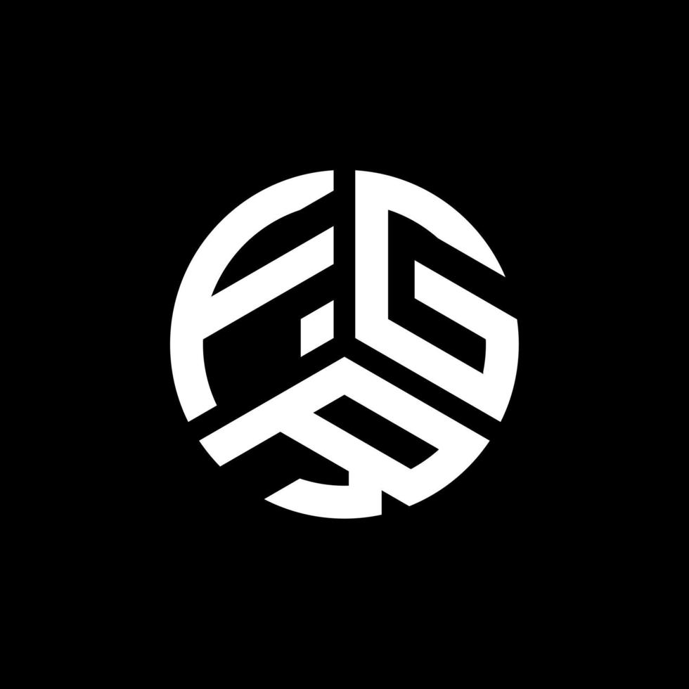fgr lettera logo design su sfondo bianco. fgr creative iniziali lettera logo concept. disegno della lettera fgr. vettore