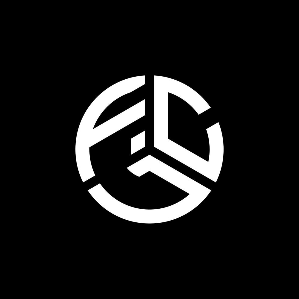 fcl lettera logo design su sfondo bianco. fcl creative iniziali lettera logo concept. disegno della lettera fcl. vettore
