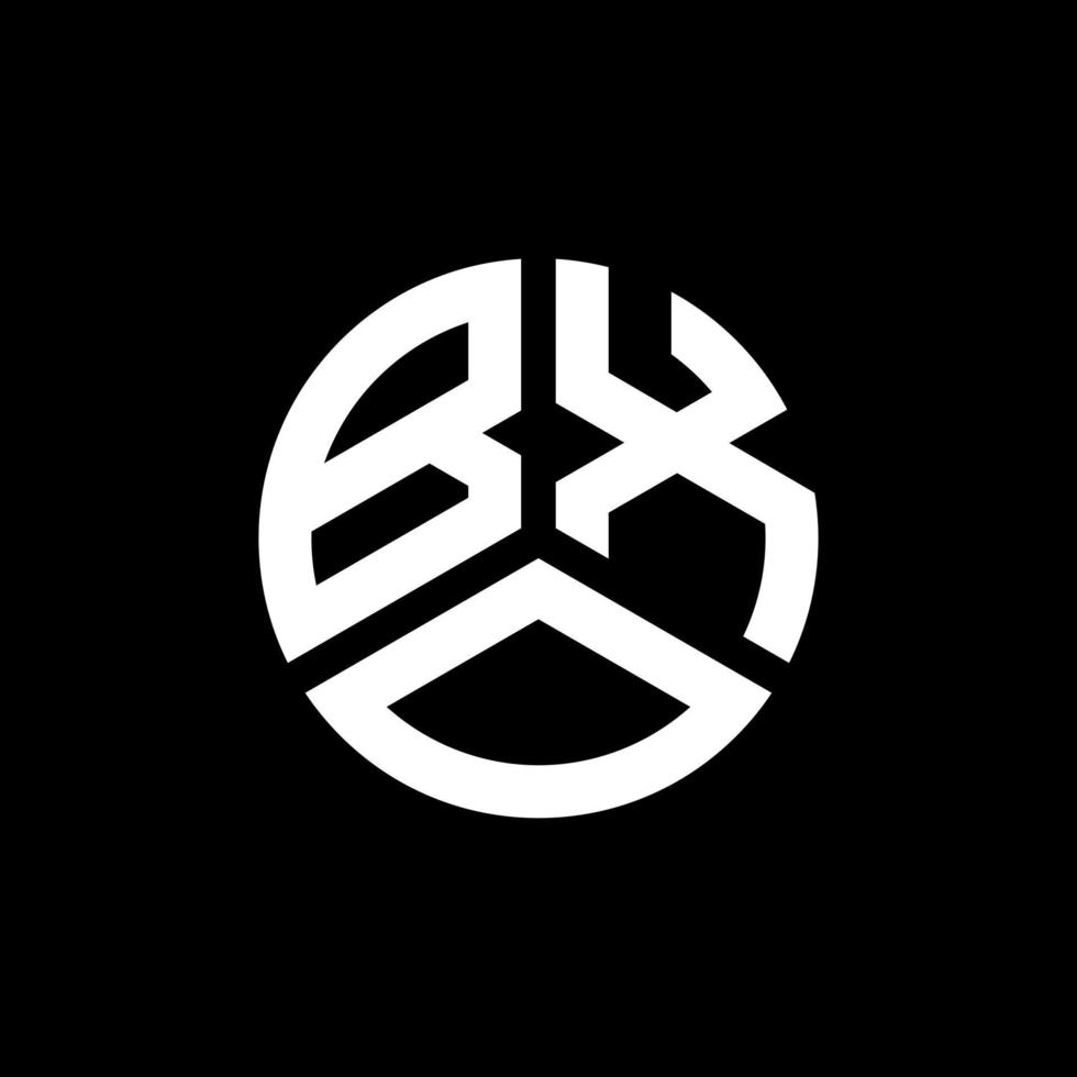 bxo lettera logo design su sfondo bianco. bxo creative iniziali lettera logo concept. disegno della lettera bxo. vettore
