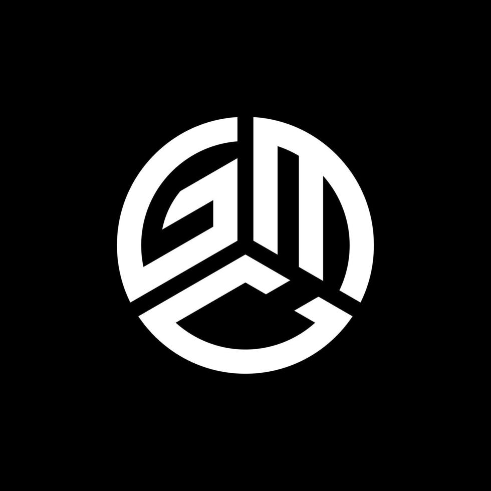 gmc lettera logo design su sfondo bianco. gmc creative iniziali lettera logo concept. disegno della lettera gmc. vettore