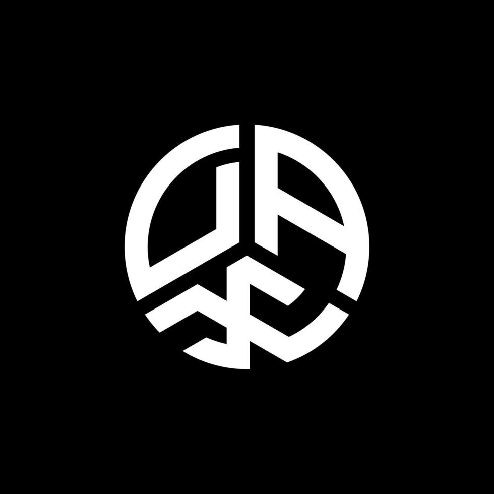 dax lettera logo design su sfondo bianco. dax creative iniziali lettera logo concept. disegno della lettera dax. vettore