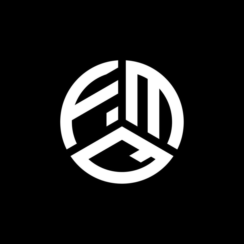 fmq lettera logo design su sfondo bianco. fmq creative iniziali lettera logo concept. disegno della lettera fmq. vettore
