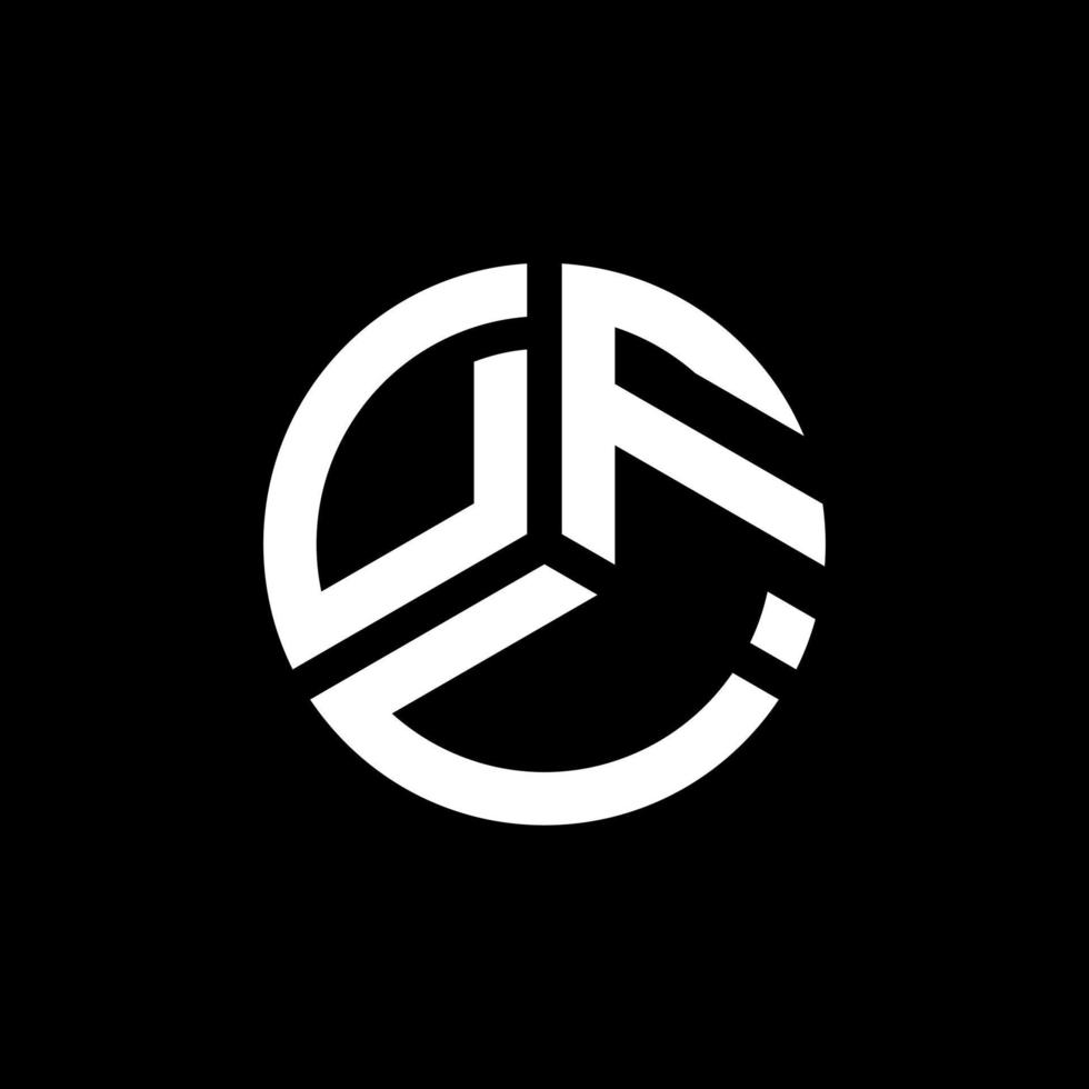 dfv lettera logo design su sfondo bianco. dfv creative iniziali lettera logo concept. disegno della lettera dfv. vettore