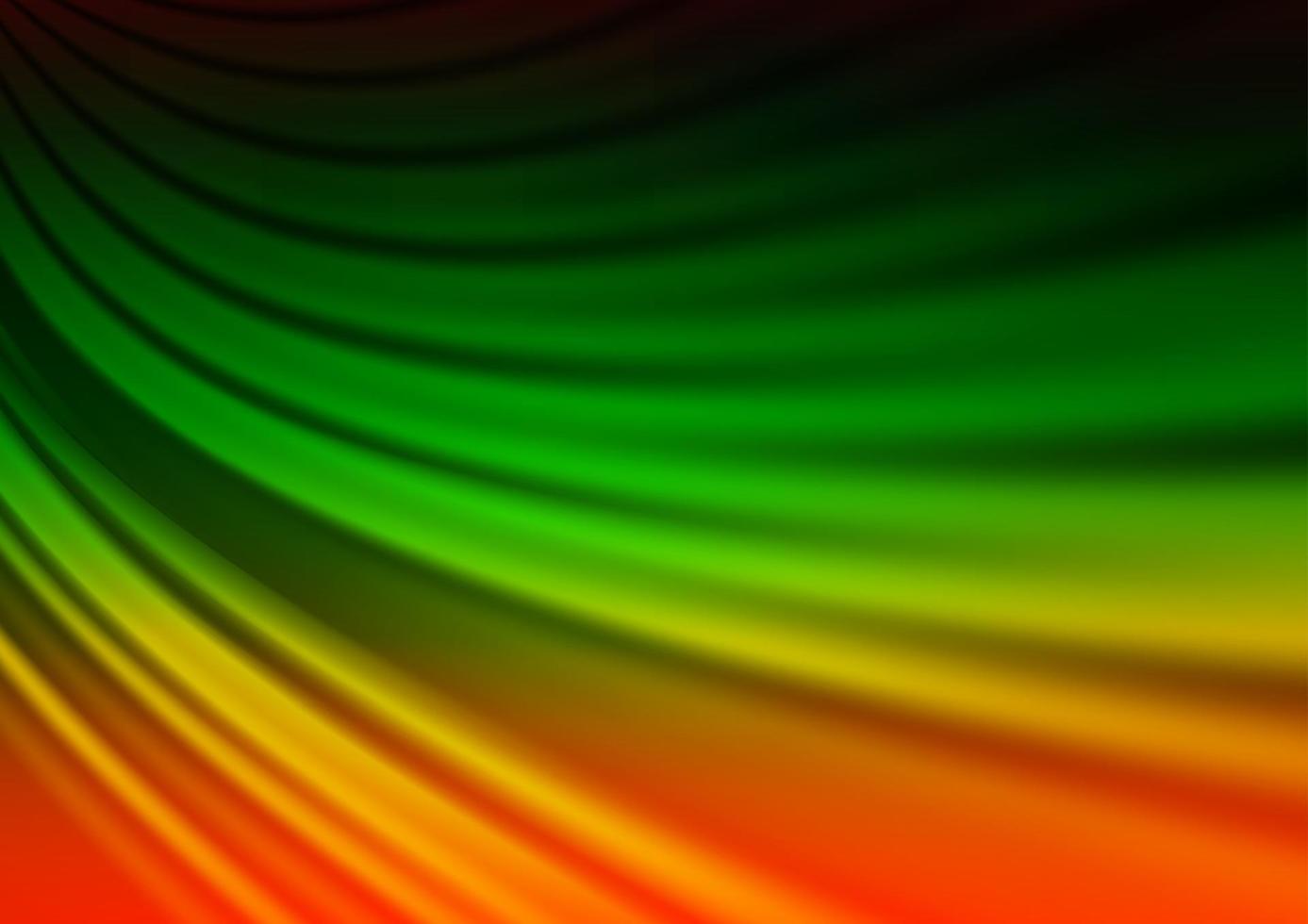 multicolore scuro, modello luminoso astratto di vettore arcobaleno.