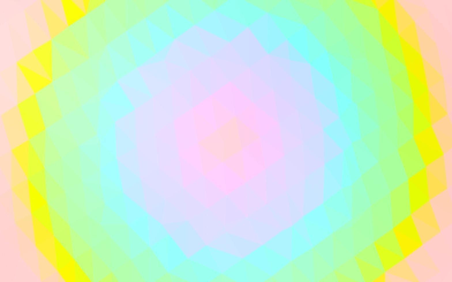 multicolore chiaro, layout poligonale astratto vettoriale arcobaleno.