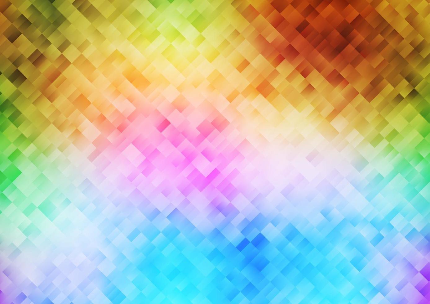 multicolore chiaro, copertina vettoriale arcobaleno in stile poligonale.