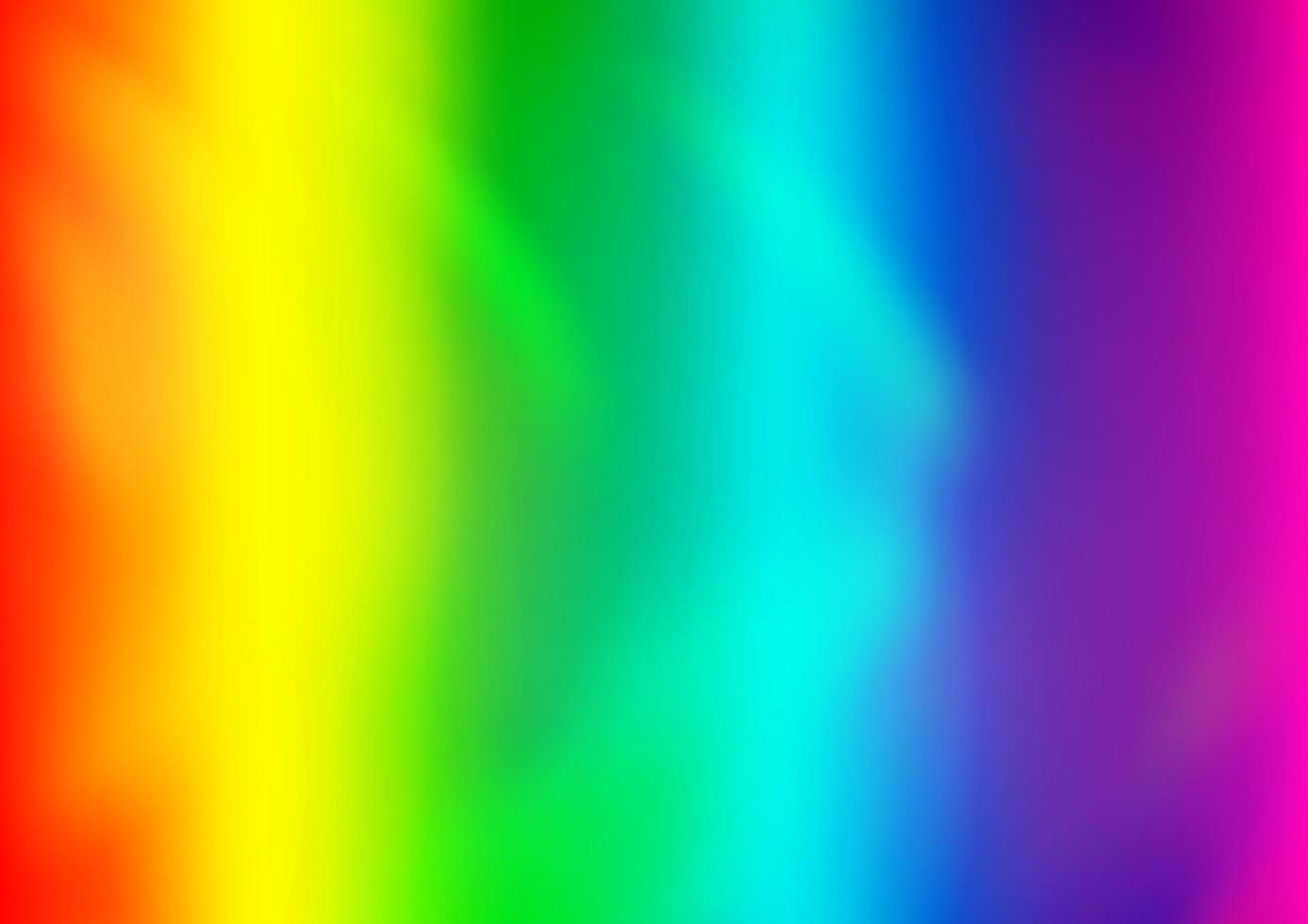 luce multicolore, vettore arcobaleno sfocato e modello colorato.