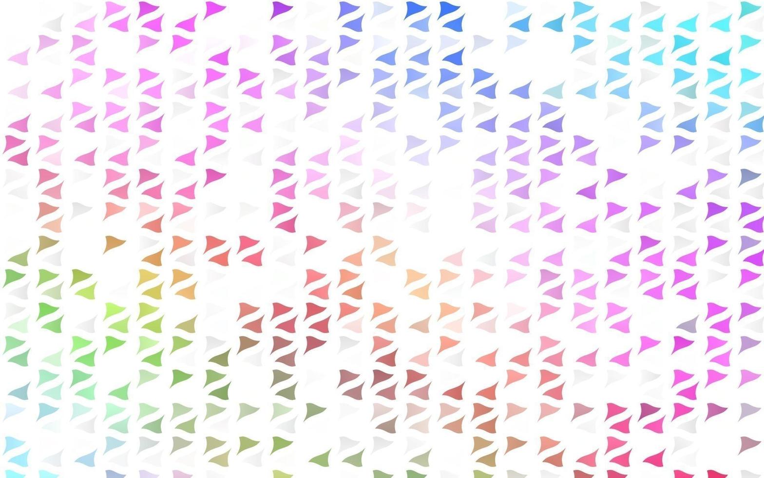 multicolore chiaro, copertina vettoriale arcobaleno in stile poligonale.