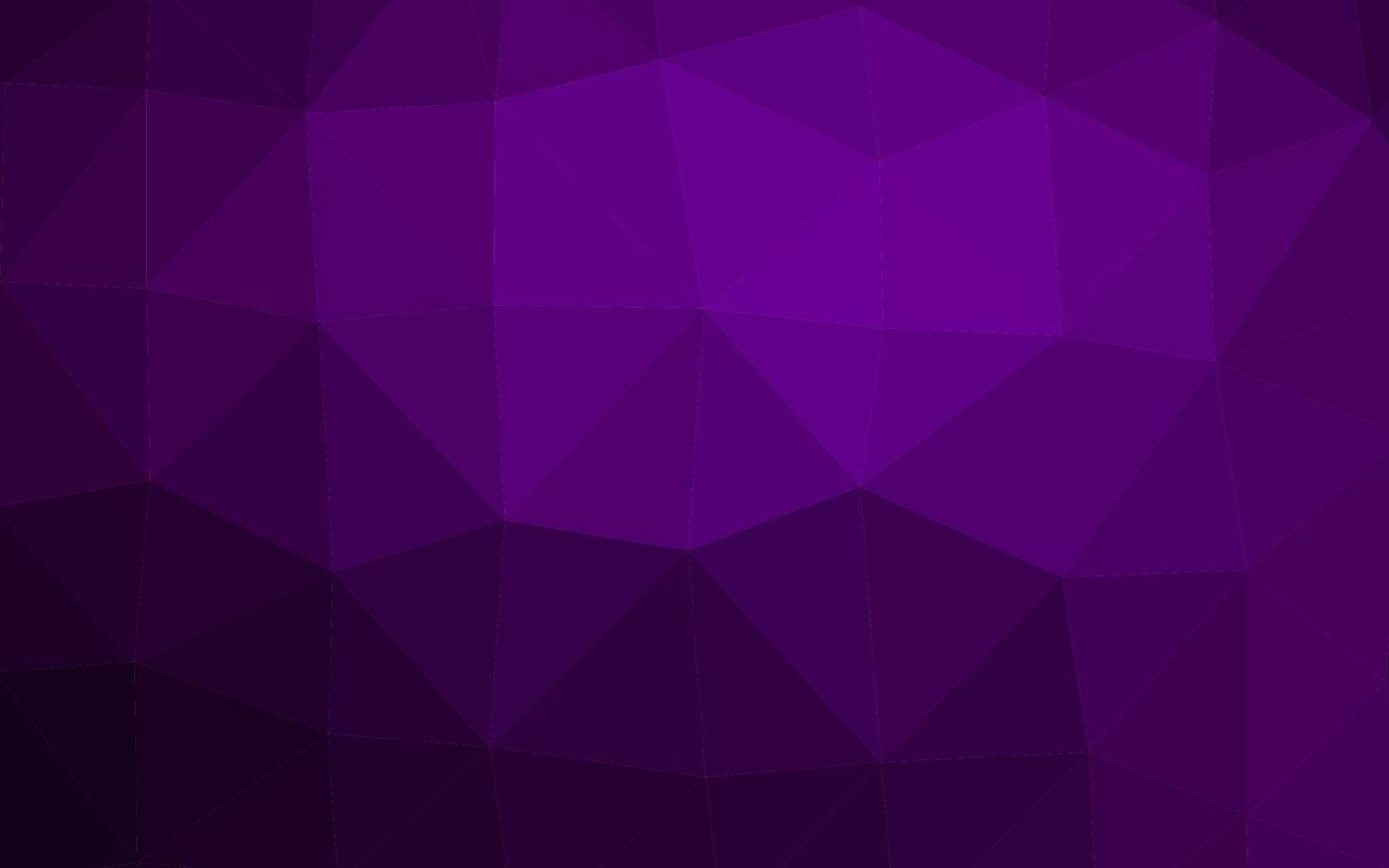 layout low poly di vettore viola scuro.