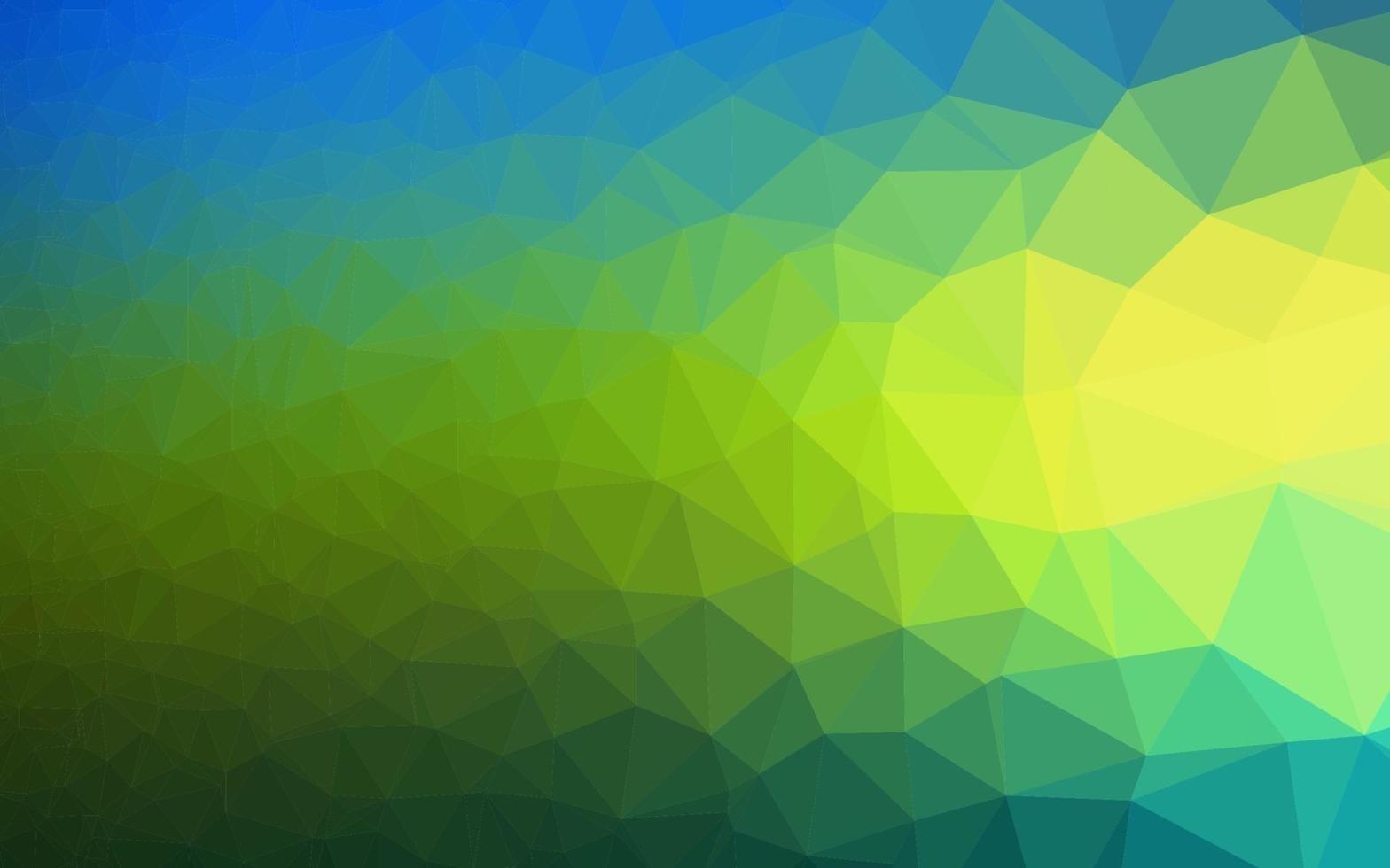 layout low poly vettoriale blu scuro, giallo.