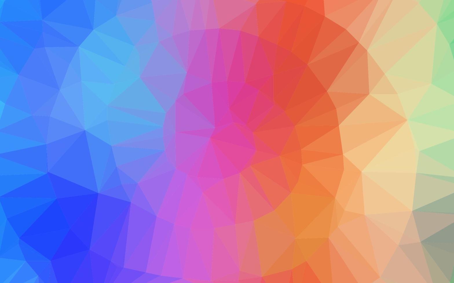 copertura poligonale astratta di vettore multicolore chiaro, arcobaleno.