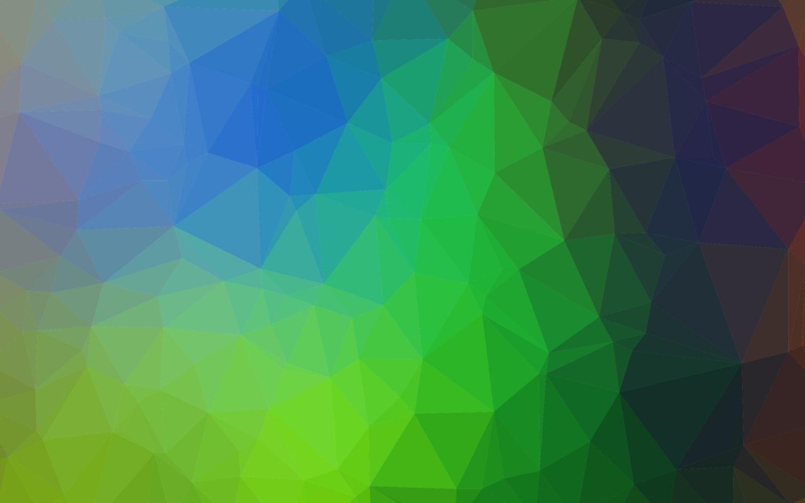 copertura poligonale astratta di vettore multicolore chiaro, arcobaleno.