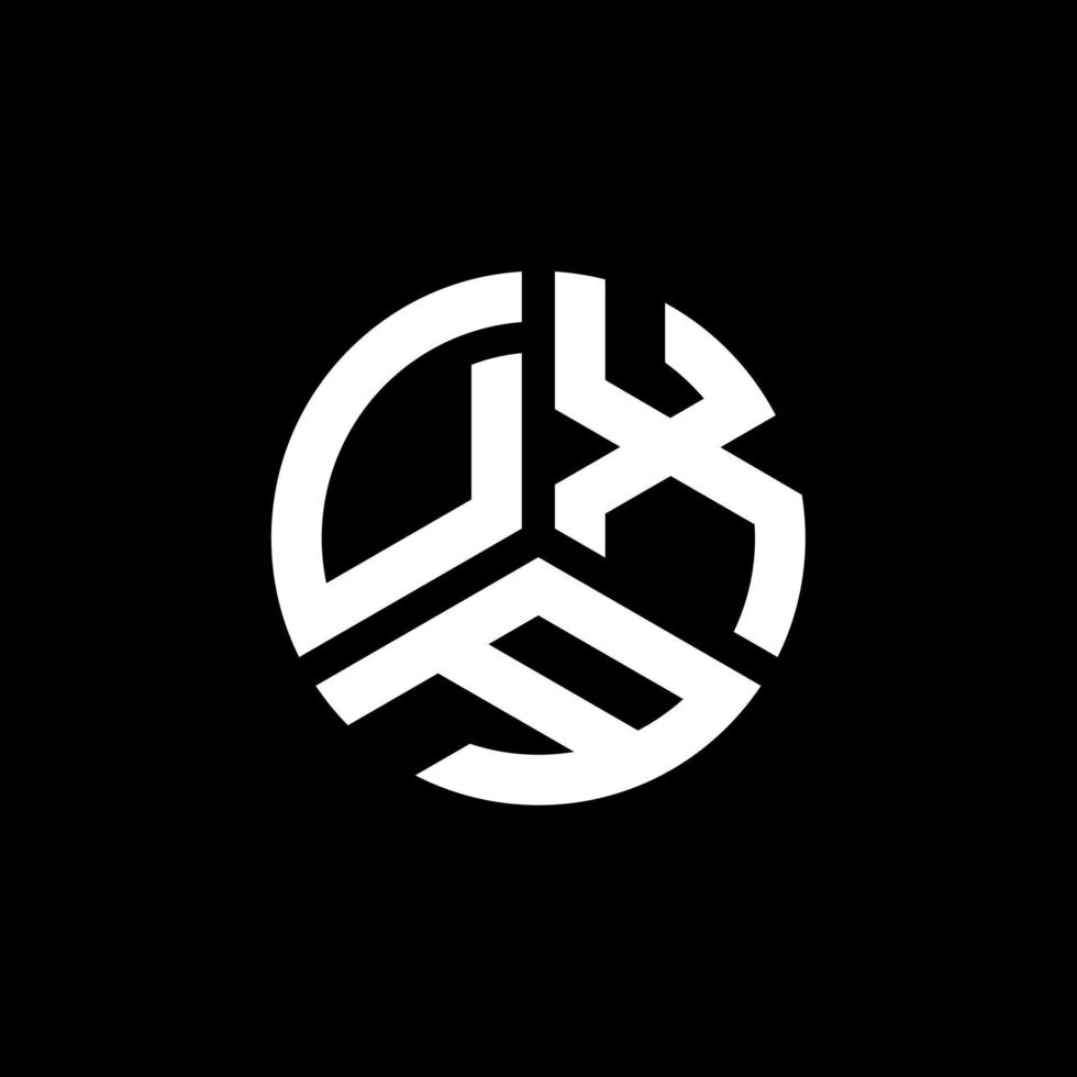 dxa lettera logo design su sfondo bianco. dxa creative iniziali lettera logo concept. disegno della lettera dxa. vettore