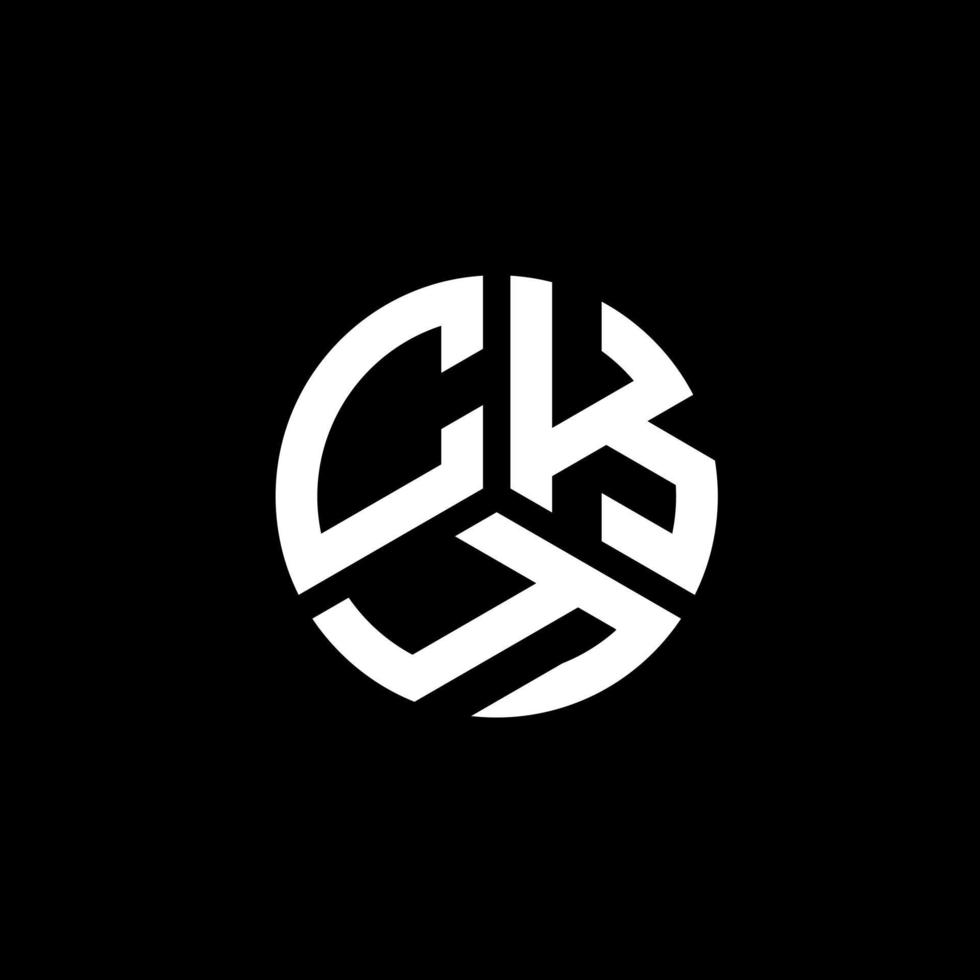 cky lettera logo design su sfondo bianco. cky creative iniziali lettera logo concept. disegno della lettera di cky. vettore