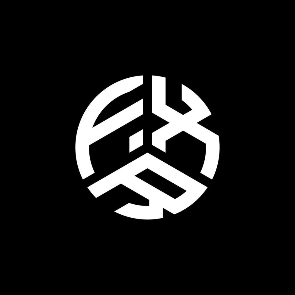 fxr lettera logo design su sfondo bianco. fxr creative iniziali lettera logo concept. disegno della lettera fxr. vettore