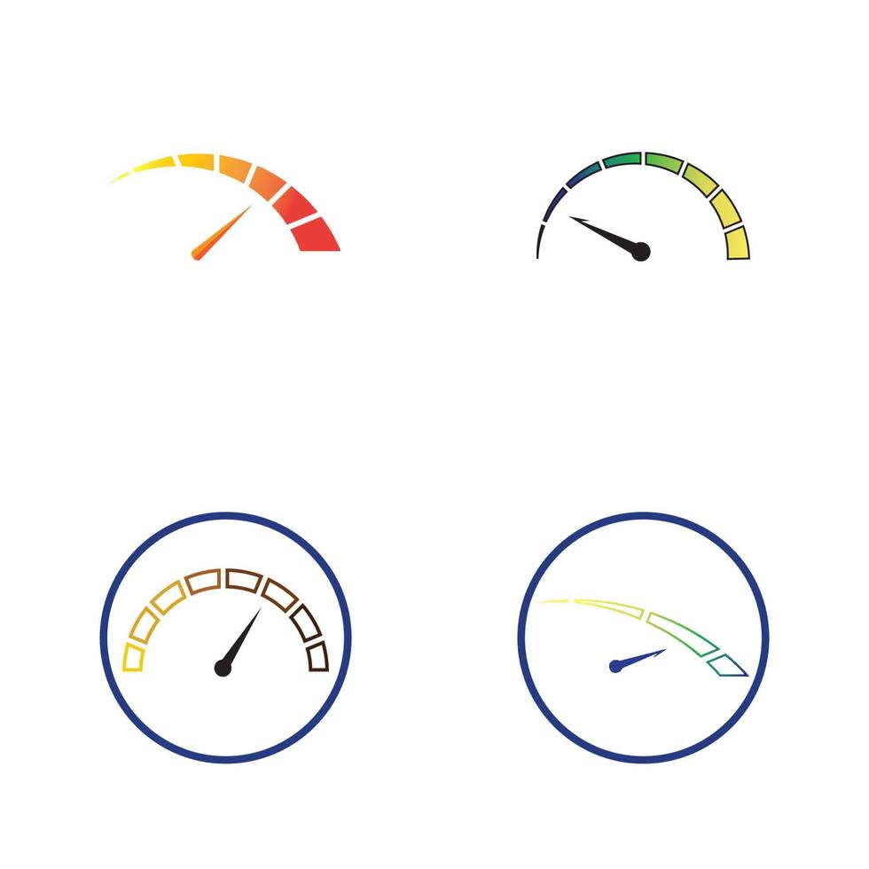 modello di illustrazione di progettazione grafica vettoriale tachimetro