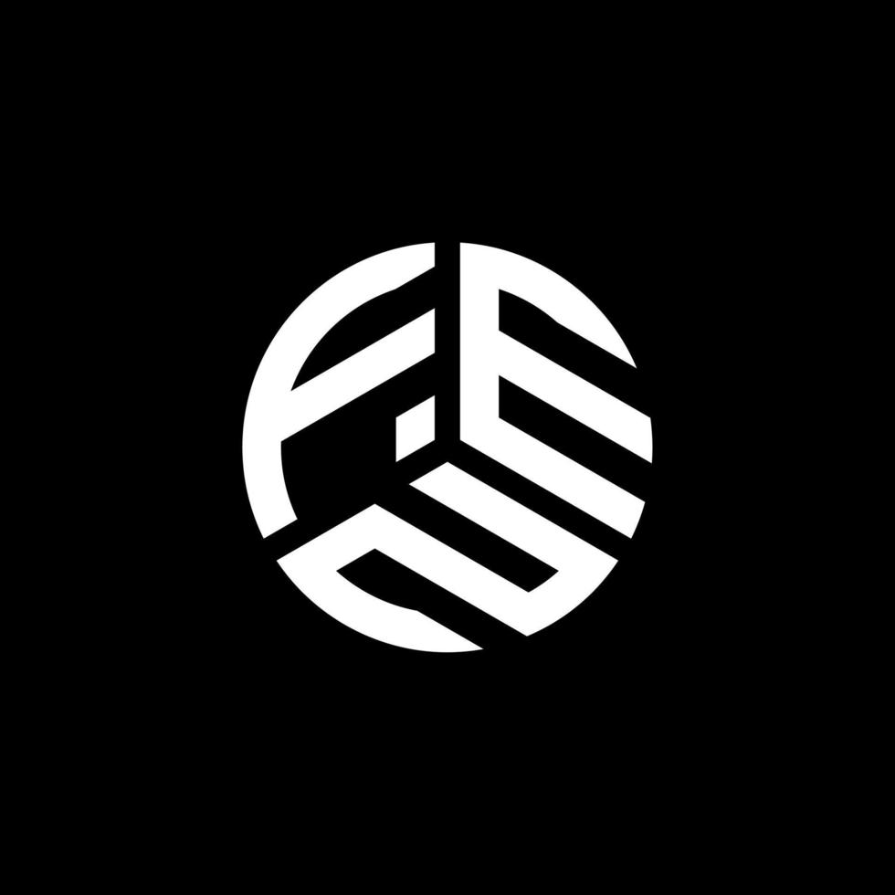 fen lettera logo design su sfondo bianco. fen creative iniziali lettera logo concept. disegno della lettera di fen. vettore
