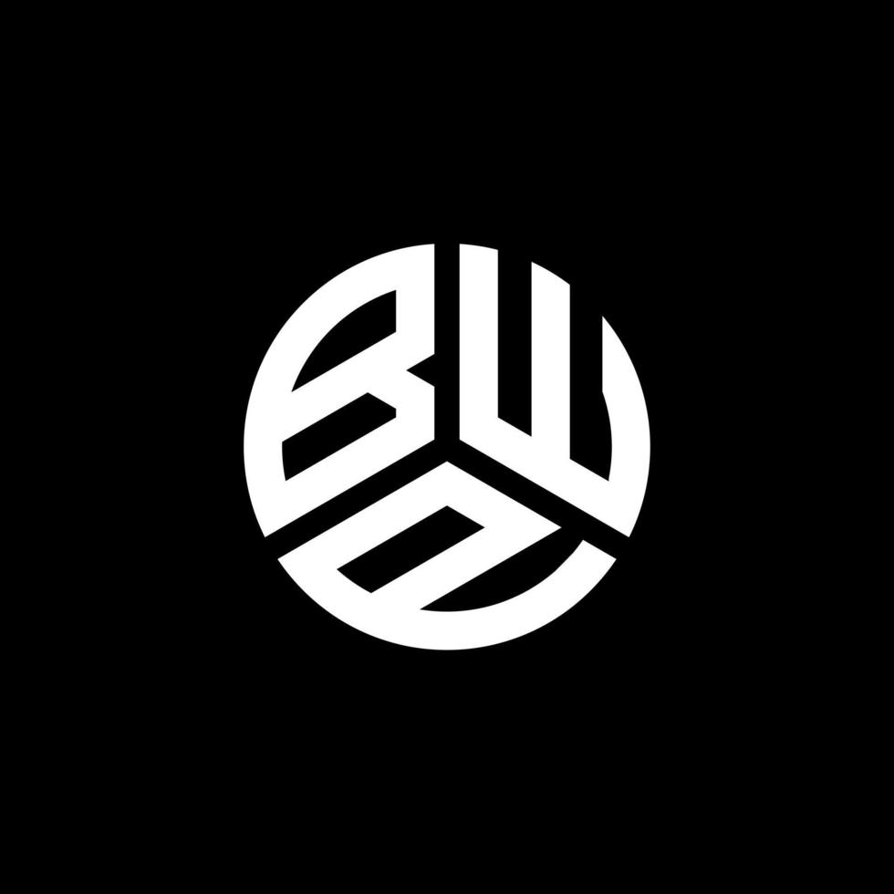 design del logo della lettera bwp su sfondo bianco. bwp creative iniziali lettera logo concept. disegno della lettera bwp. vettore