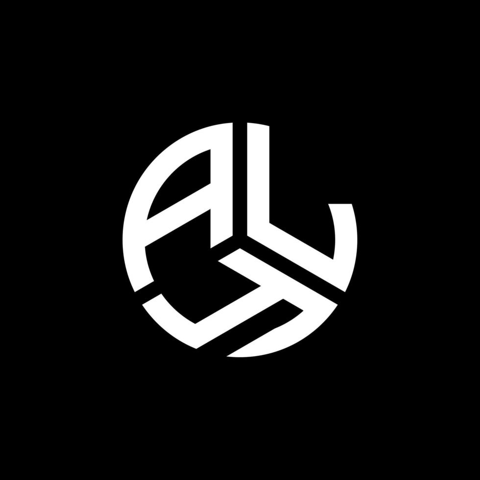 aly lettera logo design su sfondo bianco. aly creative iniziali lettera logo concept. disegno della lettera aly. vettore