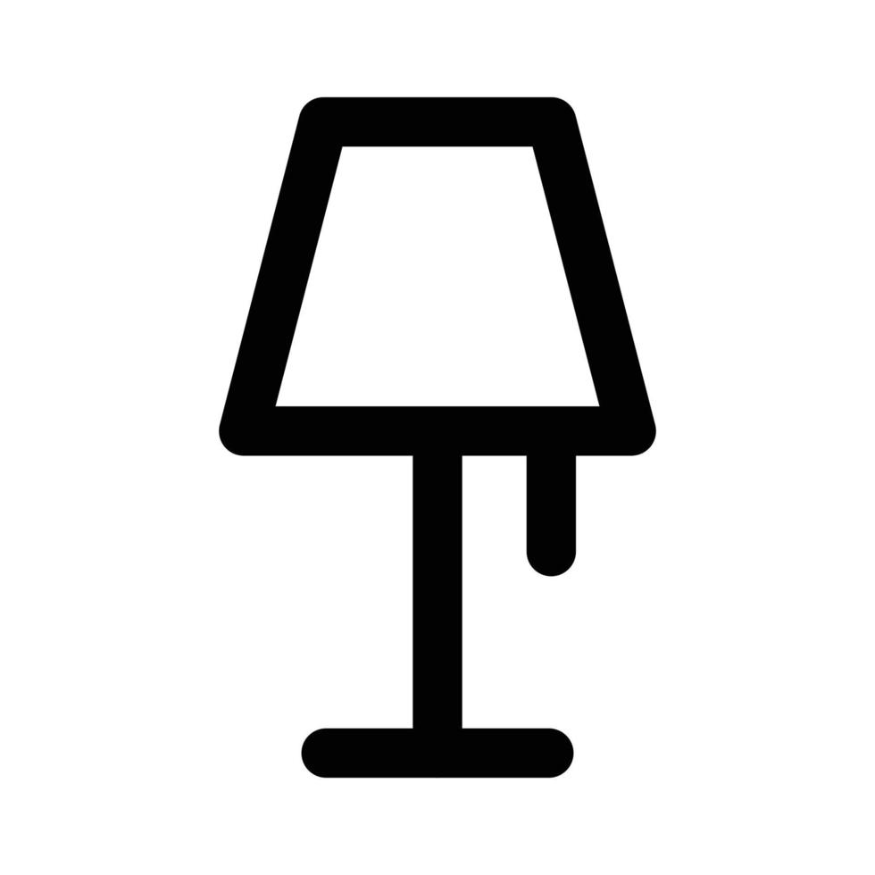 icona vettoriale della lampada leggera adatta per lavori commerciali e modificabile o modificabile facilmente