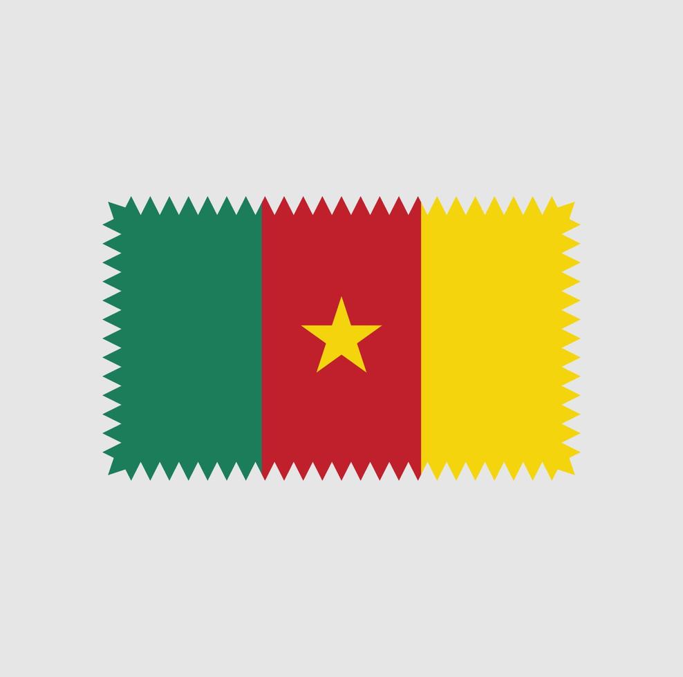 disegno vettoriale bandiera camerun. bandiera nazionale
