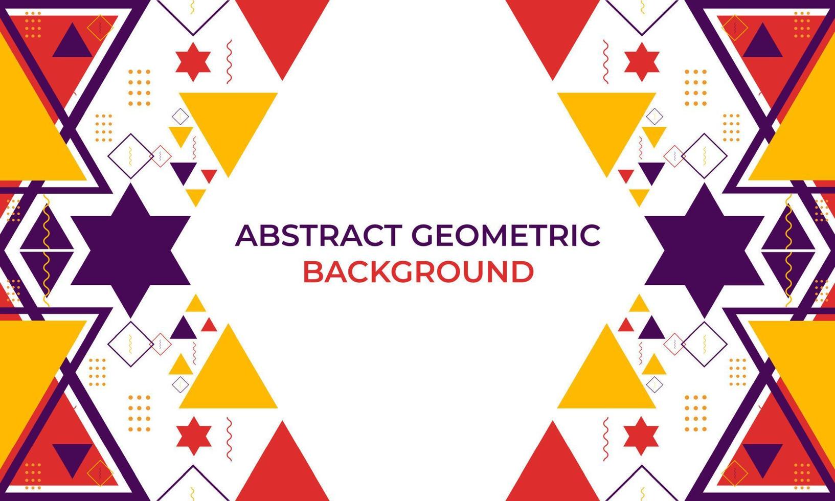 sfondo di forma geometrica triangolo colorato vettore