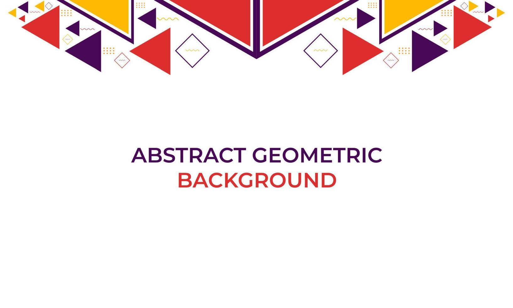sfondo di forma geometrica triangolo colorato vettore
