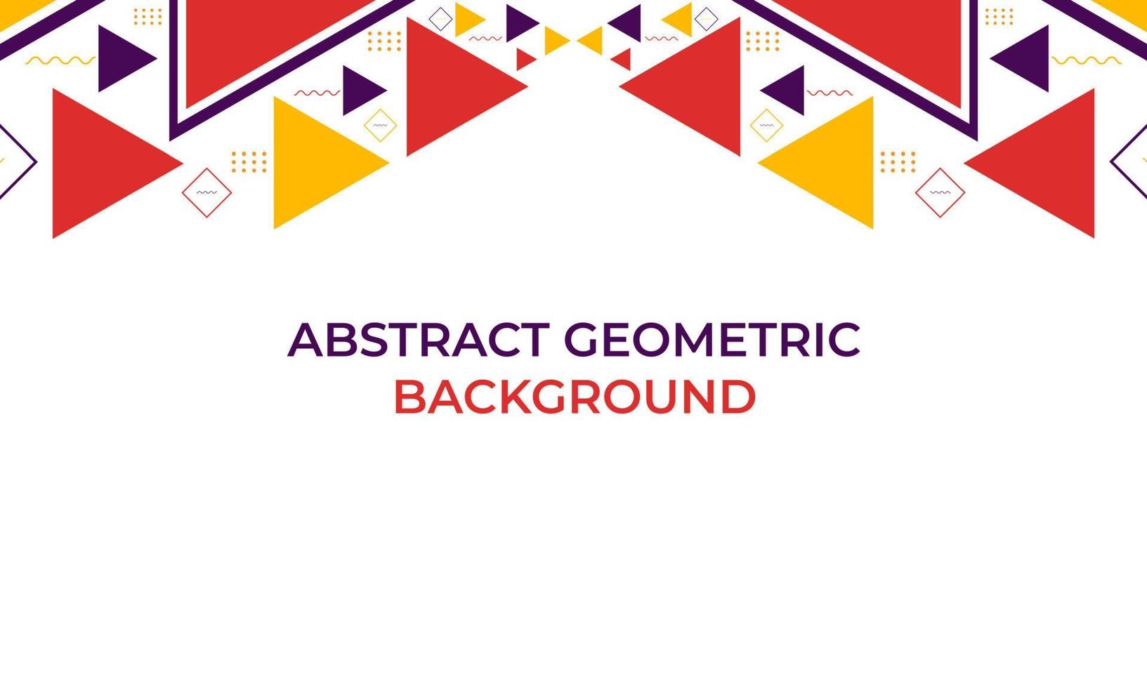 sfondo di forma geometrica triangolo colorato vettore