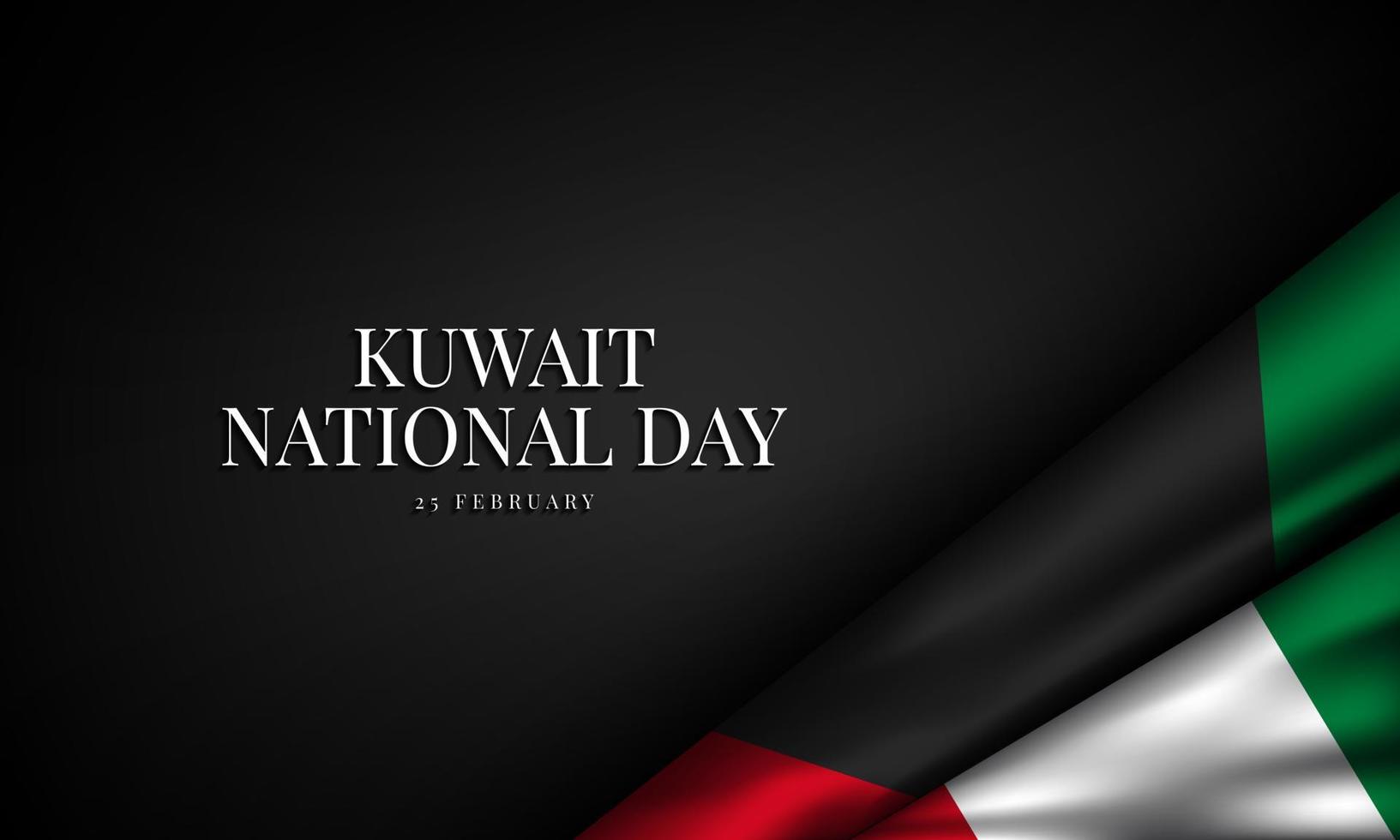 sfondo della giornata nazionale del kuwait. vettore