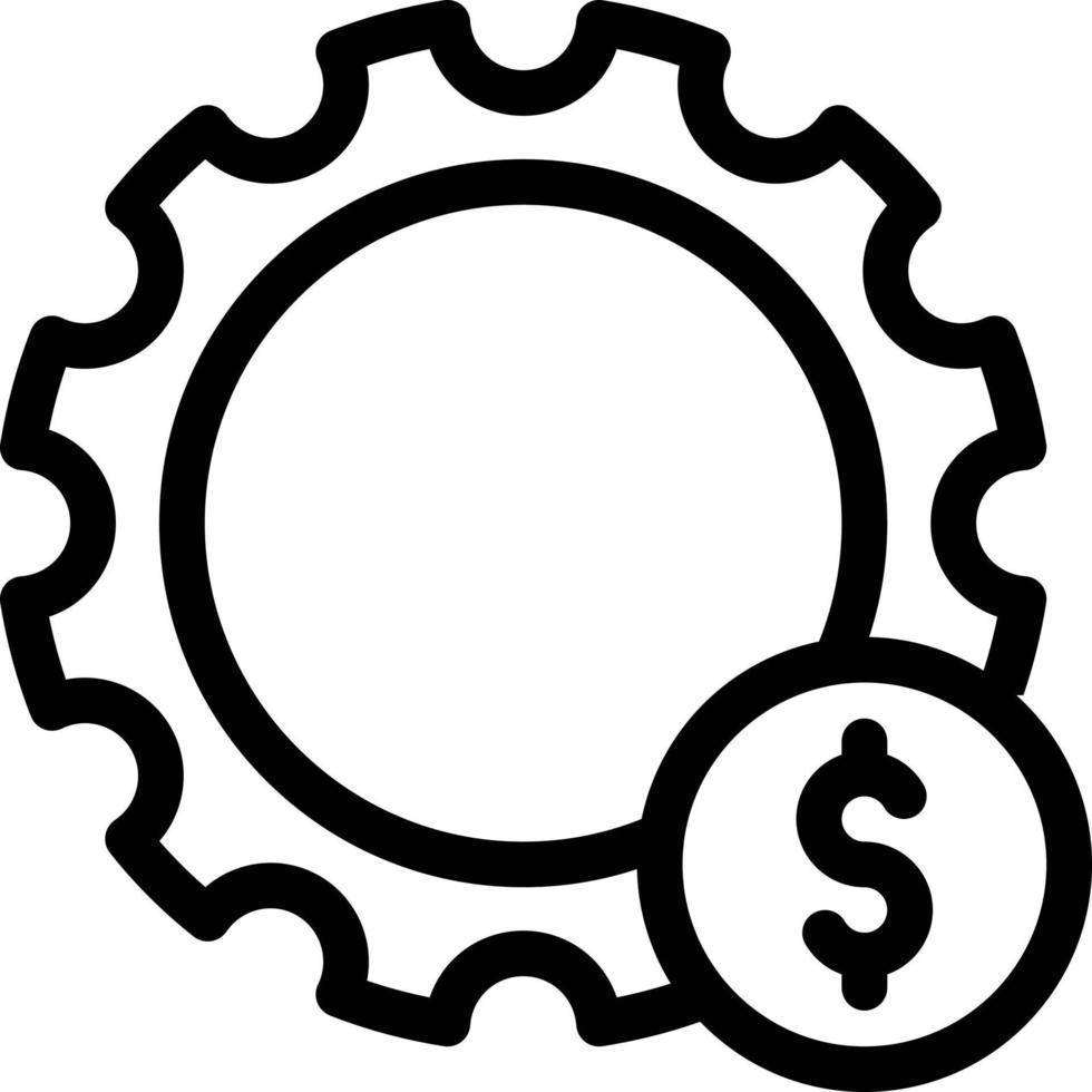 impostazione dell'illustrazione vettoriale della moneta su uno sfondo. simboli di qualità premium. icone vettoriali per il concetto e la progettazione grafica.