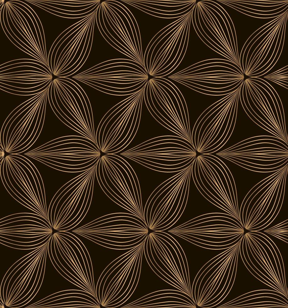 vettore di sfondo triangolo dorato su sfondo marrone collegamenti infiniti