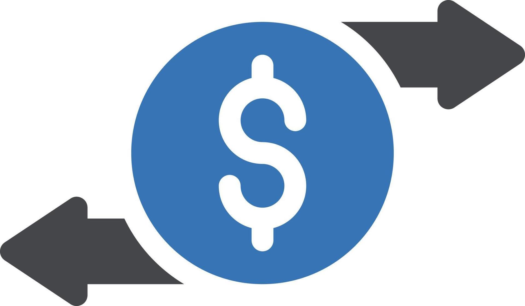 illustrazione vettoriale del dollaro su uno sfondo. simboli di qualità premium. icone vettoriali per il concetto e la progettazione grafica.