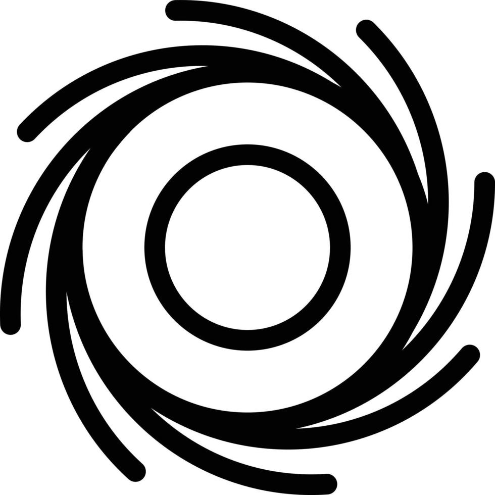 illustrazione vettoriale del buco nero su uno sfondo simboli di qualità premium. icone vettoriali per il concetto e la progettazione grafica.