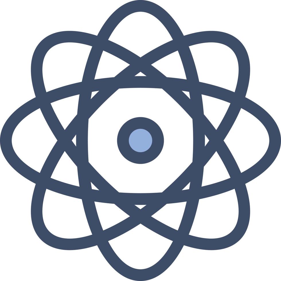 illustrazione vettoriale di atomo su uno sfondo simboli di qualità premium. icone vettoriali per il concetto e la progettazione grafica.