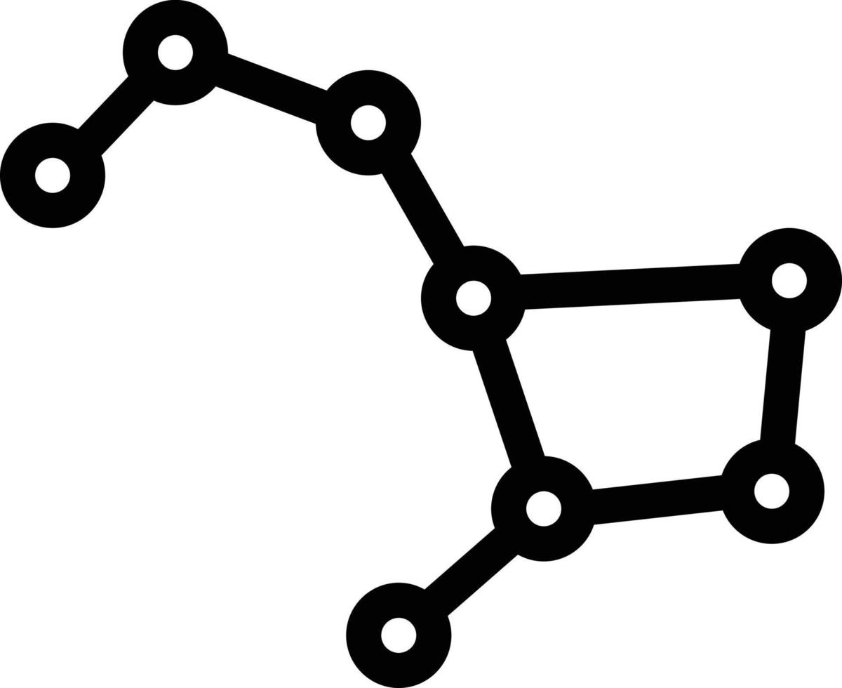 illustrazione vettoriale di astrologia su uno sfondo simboli di qualità premium. icone vettoriali per il concetto e la progettazione grafica.