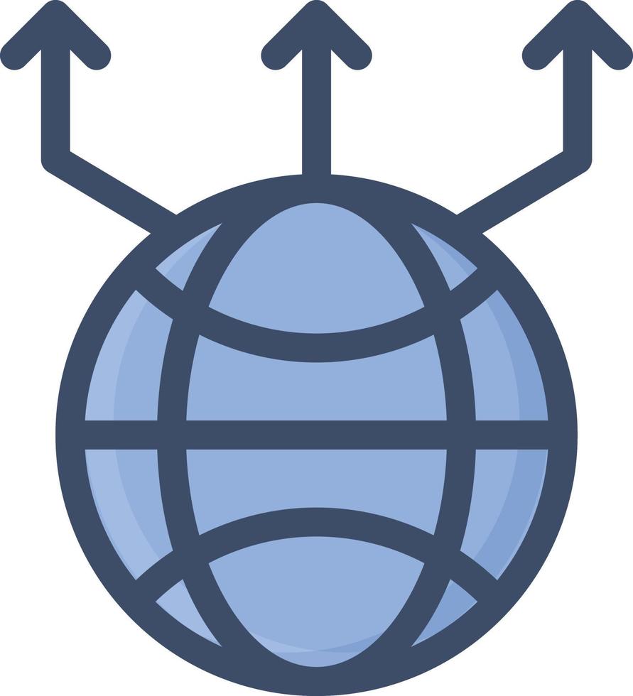 illustrazione vettoriale di rete del dollaro su uno sfondo simboli di qualità premium. icone vettoriali per il concetto e la progettazione grafica.