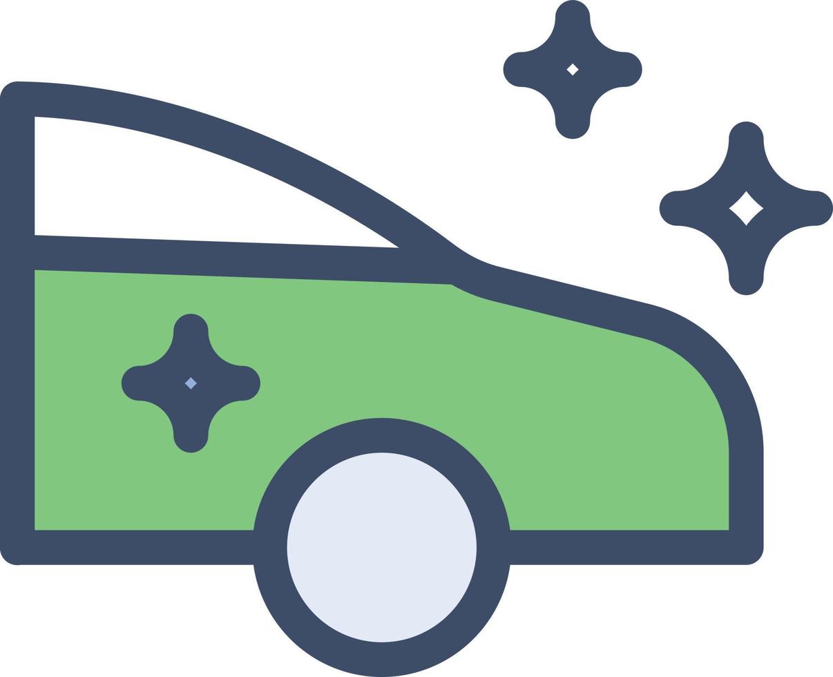 illustrazione vettoriale dell'automobile su uno sfondo simboli di qualità premium. icone vettoriali per il concetto e la progettazione grafica.
